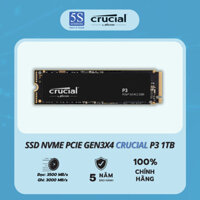 Ổ cứng SSD CRUCIAL P3 Gen 3 NVMe 1000GB - CT1000P3SSD8 - Hàng chính hãng