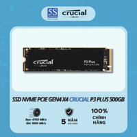 Ổ cứng SSD CRUCIAL P3 Plus Gen 4 NVMe 500GB - CT500P3PSSD8 - Hàng chính hãng