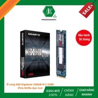 Ổ cứng SSD Gigabyte 256GB M.2 2280 PCIe NVMe Gen 3x4 (Đọc 1700MB/s, Ghi 1100MB/s) - (GP-GSM2NE3256GNTD)