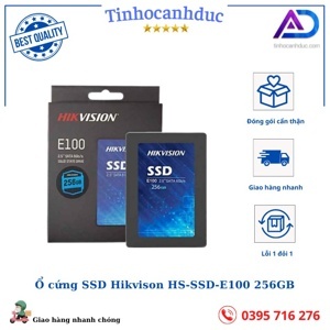 Ổ cứng SSD Hikvison HS-SSD-E100 256GB 2.5" Sata III