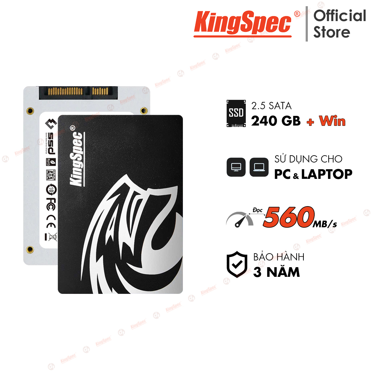 Ổ cứng SSD Kingspec P4 2.5inch Sata III 240GB