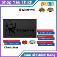 ổ cứng SSD Kingston 120GB / 240GB UV500 2.5" SATA 3.0 6Gb/giây chính hãng tặng 1 dây sata 3