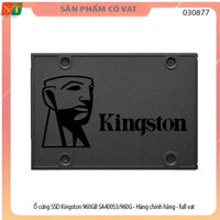 Ổ cứng SSD Kingston 960GB SA400S3/960G - Hàng chính hãng - full vat