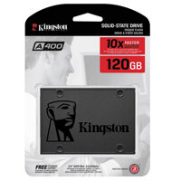 Ổ cứng SSD Kingston A400 SATA3 120GB - Đen  - Hàng Chính Hãng