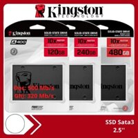 Ổ cứng SSD Kingston A400 120Gb/240Gb/480Gb sata 3 2.5''- Hàng chính hãng bảo hành 3 năm