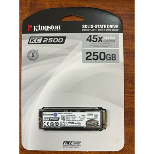 Ổ cứng SSD Kingston KC2500 250GB M.2 2280 NVMe PCIe (SKC2500M8/250G)