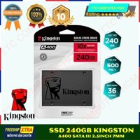 Ổ cứng SSD Kingston NOW A400 240GB 2.5'' SATA III (SA400S37/120G) - HÀNG PHÂN PHỐI CHÍNH THỨC BỞI Vĩnh Xuân SPC BH 36T