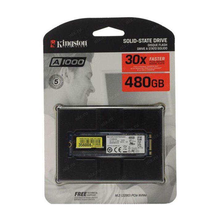 Ổ cứng SSD Kingston SA1000M8 M.2 480GB
