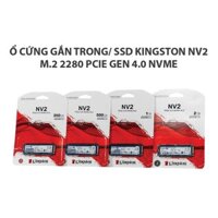 Ổ Cứng SSD M.2 PCIe 250G/ 500G/ 1TB KINGSTON NV2 2280 NVMe Gen4x4. Bảo Hành Chính Hãng 36 Tháng