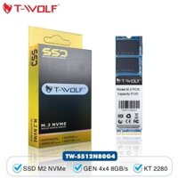 Ổ Cứng SSD M2 T-WOLF TW-S512N80G4 NVMe 128GB/256GB/512GB (2280 PCIe GEN 4x4 8GB/s)