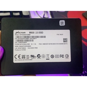 Ổ cứng SSD Micron/Crucial sata 3 2.5" M600 512gb (MTFDDAK512MBF)