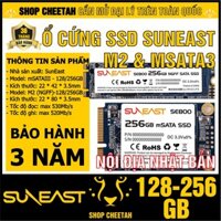 Ổ cứng SSD mSATAIII SunEast 256GB/128GB nội địa Nhật Bản – CHÍNH HÃNG – Bảo hành 3 năm – SSD M2 Sata3/ mSATA3