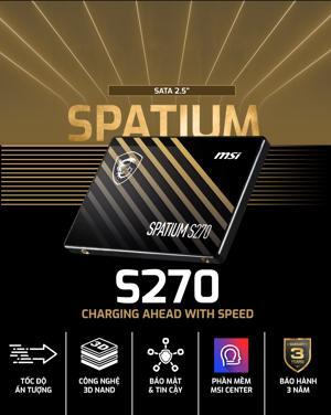 Ổ cứng SSD MSI Spatium S270 120GB