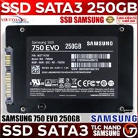 Ổ cứng SSD Samsung 250GB 750 EVO SATA 3 Sức khoẻ Good 97% - Hàng chuẩn xịn Samsung ( Cũ - 2nd )