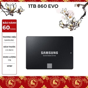 Ổ Cứng SSD Samsung 860 evo 1TB 2.5-inch sata iii MZ-76E1T0BW