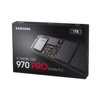 Ổ cứng SSD Samsung 970 PRO 1TB M.2 2280 PCIe NVMe 3x4 (Đọc 3500MB/s - Ghi 2700MB/s) (M.2 NVMe, SamSung)