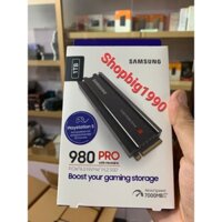 Ổ cứng SSD Samsung 980 Pro 1TB PCIe Gen4x4 M2 2280 NVMe - Tản nhiệt (600TBW)