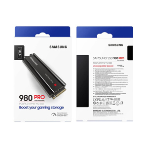 Ổ cứng SSD Samsung 980 PRO Heatsink 1TB M2 NVMe