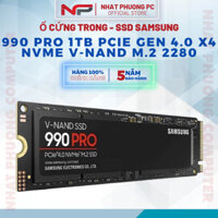 Ổ cứng SSD Samsung 990 Pro 1TB PCIe Gen 4.0 x4 NVMe V-NAND M.2 2280 MZ-V9P1T0BW