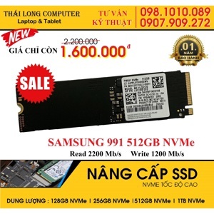 Ổ cứng SSD Samsung NVMe PM991 M.2 PCIe 512GB
