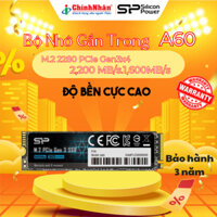 Ổ cứng SSD Silicon Power A60 /128GB 256GB 512GB 1TB M.2 2280/ Chính Nhân Technology/