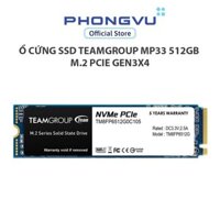 Ổ cứng SSD TeamGroup MP33 M.2 PCIe Gen3x4 - Bảo hành 36 tháng