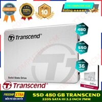 Ổ cứng SSD Transcend 480GB 2.5'' SATA III (220S) | TS480GSSD220S - Hàng Chính Hãng - Viết Sơn JSC Phân Phối