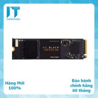 Ổ Cứng SSD WD 250GB SN750SE BLACK PCIe Hàng Chính Hãng