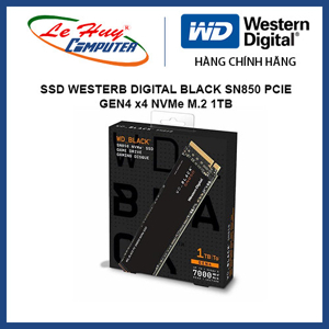 Ổ cứng SSD WD Black SN850 1TB M2-2280 NVMe PCIe Gen4 WDS100T1X0E