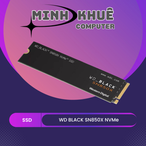 Ổ cứng SSD WD Black SN850X 500GB NVMe PCLe Gen 4 M.2 WDS100T2X0E