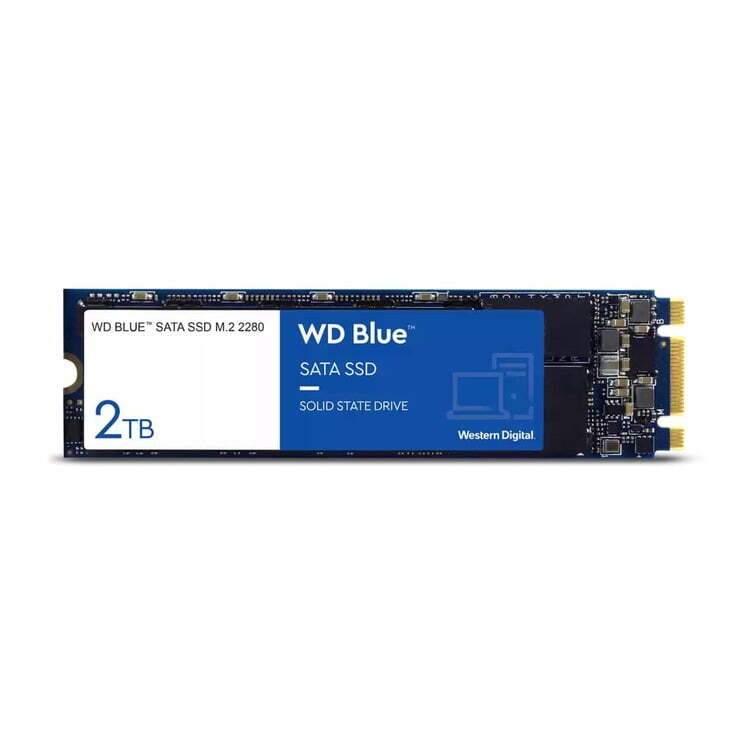 Ổ Cứng SSD WD Blue 2TB SATA M.2 2280 (WDS200T2B0B)