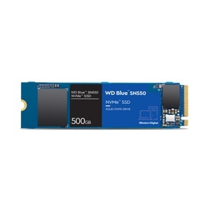Ổ Cứng SSD WD Blue SN550 500GB NVMe M.2 PCIe Gen 3 x4 (WDS500G2B0C)
