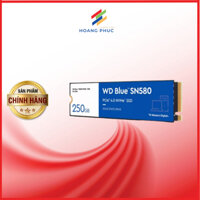 Ổ cứng SSD WD Blue SN580 NVMe PCIe Gen4x4 250GB 500GB - Hàng chính hãng bảo hành 5 năm