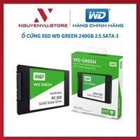 Ổ Cứng SSD WD Green 240GB Sata3 2.5 WDS240G3G0A - Hàng Chính Hãng