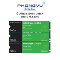 Ổ cứng SSD WD Green SN350 M.2 2280, PCIE NVME Gen 3x4 - Bảo hành 36 tháng