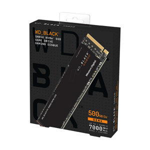 Ổ cứng SSD WD SN850 Black 500GB M.2 2280 PCIe NVMe 4x4 (Đọc 7000MB/s - Ghi 4100MB/s)-(WDS500G1X0E)