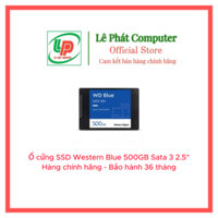 Ổ cứng SSD Western Blue 250GB / 500GB Sata 3 2.5” (WDS500G3B0A) - Chính hãng - Bảo hành 36T