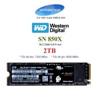 Ổ Cứng SSD Western Digital Black SN850X/ SN770 2TB/1TB M2 PCIe NVMe Gen 4x4 - Bảo hành 5 Năm