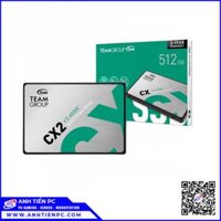 Ổ Cứng TeamGroup SSD 2.5" SATA3 CX2 (256GB, 520/430 MB/s)