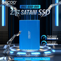 Ổ cứng thể rắn bên trong OSCOO SSD 512GB SATA III 6Gb / s 2.5 ", tốc độ đọc lên tới 550MB / s Tương thích với máy tính xách tay và máy tính để bàn (XANH)