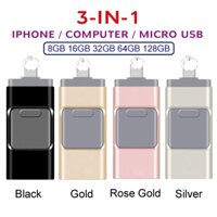 Ổ Cứng usb 4 Trong 1 Cho iphone 14 13 12 6 / 6s / 6plus / 7 / 7plus / 8 / x usb / otg / ios