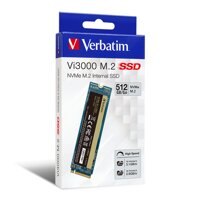 Ổ cứng Verbatim SSD NVMe M.2 512GB Vi3000- Hàng Chính Hãng