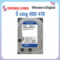 Ổ cứng WD HDD Blue 4TB 3.5" SATA 3/256MB Cache/ 5400RPM (Màu xanh)