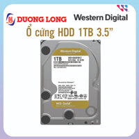 Ổ cứng WD HDD GOLD 1/2/4/6/8 TB /3.5"/Sata3/128MB/7,200RPM/5years warranty