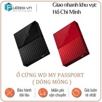 ổ cứng WD my passport 2tb 4tb 5tb ( phiên bản mỏng gọn nhẹ)