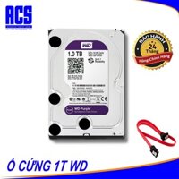 Ổ Cứng Western Digital WD Purple Tím WD10PURX 1TB- Bảo Hành 24 Tháng