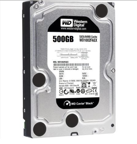 Ổ cứng Western Digital WD5003AZEX BLACK 500Gb SATA3