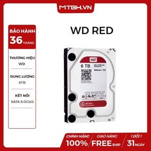 Ổ cứng Western Digital WD60EFRX RED 6Tb SATA3