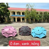 Ô Dã Ngoại,  Ô Dù Câu Cá 2 tầng Size 2m4 , Ô Câu Cá Có 4 màu Đẹp Mắt