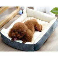 Ổ Đệm Cho Chó Mèo, Giường Chó Mèo Êm Ái Nhiều Mẫu Mã Hàng Loại 1 (60x40x20cm)